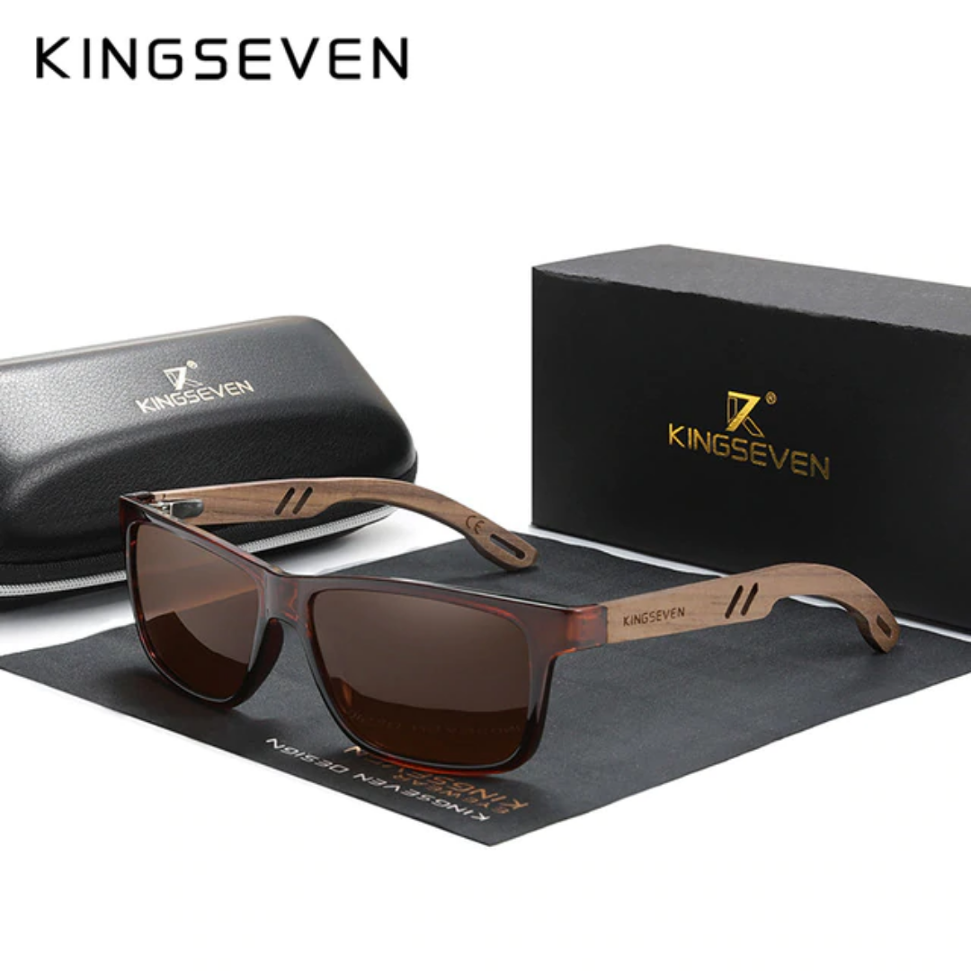 KINGSEVEN® HANDMADE Sunglasses W5508 Brown