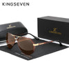 KINGSEVEN Aluminum Sunglasses Steampunk Style Goggles N7236 