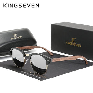 KINGSEVEN® Wooden HANDMADE Sunglasses N5516 