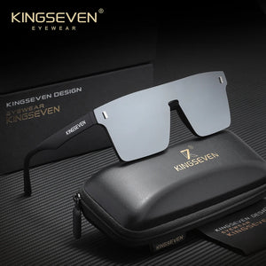 KINGSEVEN® Rimless Sunglasses Women/Men UV400 Square  display picture 1