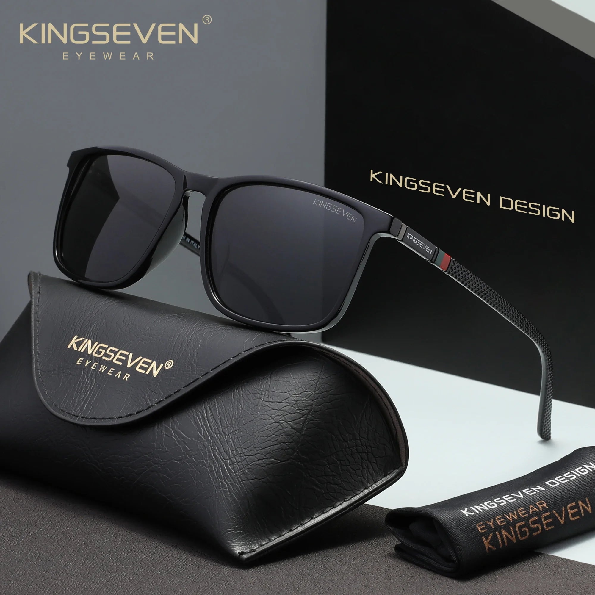 Polarized Rectangle Sunglasses UV400 Classic Fashion Unisex Outdoor Eyewear Unisex 4-Pack Classic Square Polarized Sports Sunglasses  main image 4