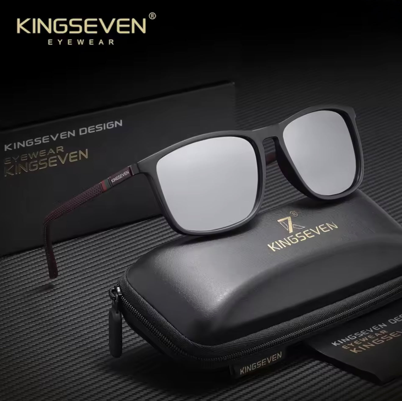 KINGSEVEN® Sunglasses Polarized Unisex Anti-UV400 Glasses Travel Outdoor Sports Eyewear