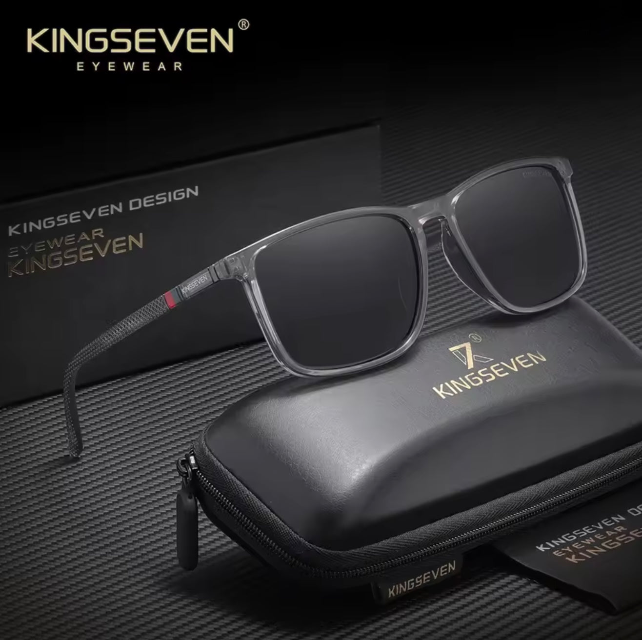 KINGSEVEN® Sunglasses Polarized Unisex Anti-UV400 Glasses Travel Outdoor Sports Eyewear