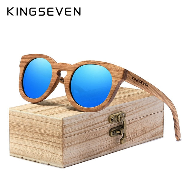 Handmade in ITALY Natural Wood Sunglassess G5920 