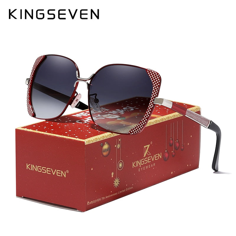 KINGSEVEN Merry Christmas Gift Women Sunglasses N-7011 