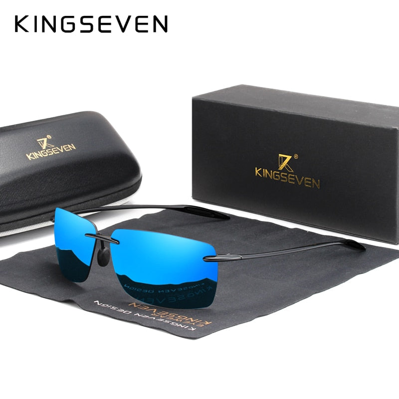 TR90 Men Ultralight High Quality Square Frameless Sun Glasses N7025 