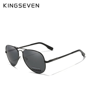 KINGSEVEN Aviator Aluminum Sunglasses Polarized UV400 Mirror N7735 