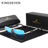 KINGSEVEN Men's Classic Square Polarized Sunglasses N7906 