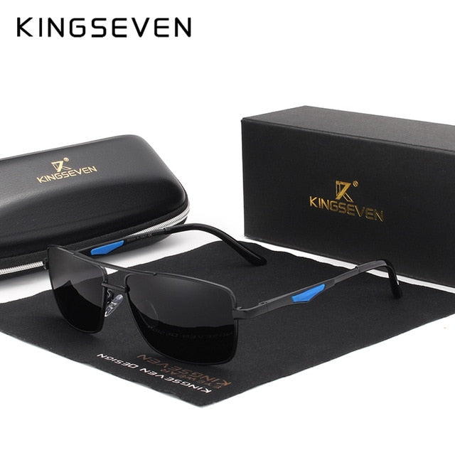 KINGSEVEN® Men's Classic Square Polarized Sunglasses N7906