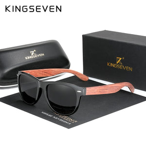 KINGSEVEN New Wood Walnut Sunglasses B5789 