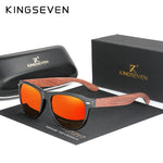 KINGSEVEN New Wood Walnut Sunglasses B5789 