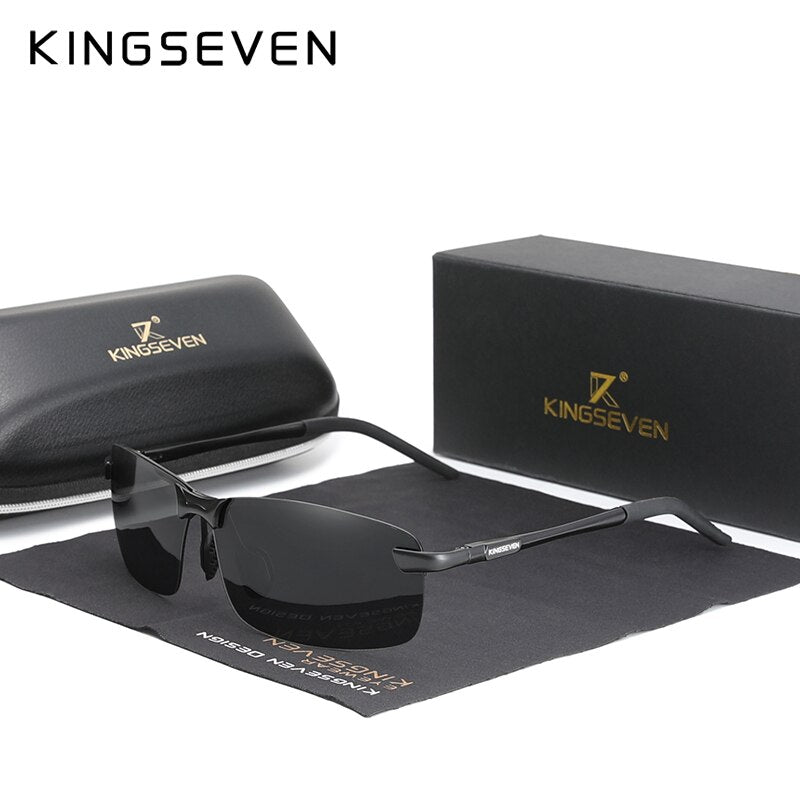 KINGSEVEN NEW RIMLESS Aluminum Sunglasses N7239