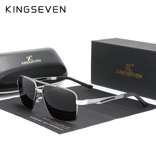 KINGSEVEN® SQUARE Aluminum Sunglasses N7755