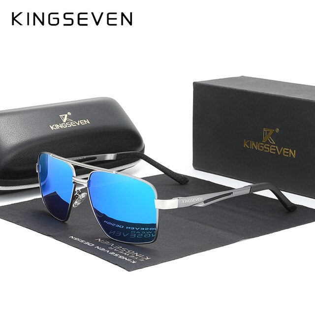 KINGSEVEN® SQUARE Aluminum Sunglasses N7755