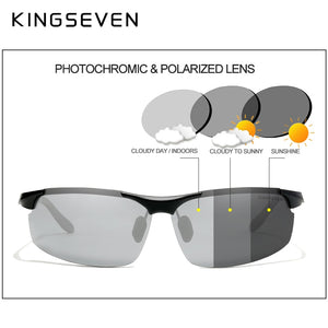 KINGSEVEN® Photochromic SPORT Sunglasses N-9126