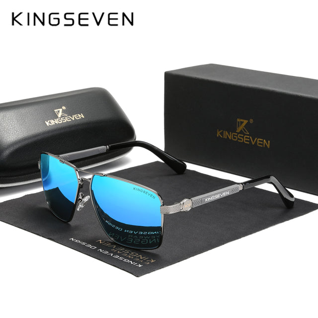 KINGSEVEN Aluminum Men's Polarized Sunglasses Lens N7719 - US Only